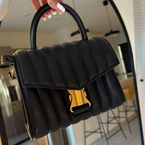 Black Ribbed Bag